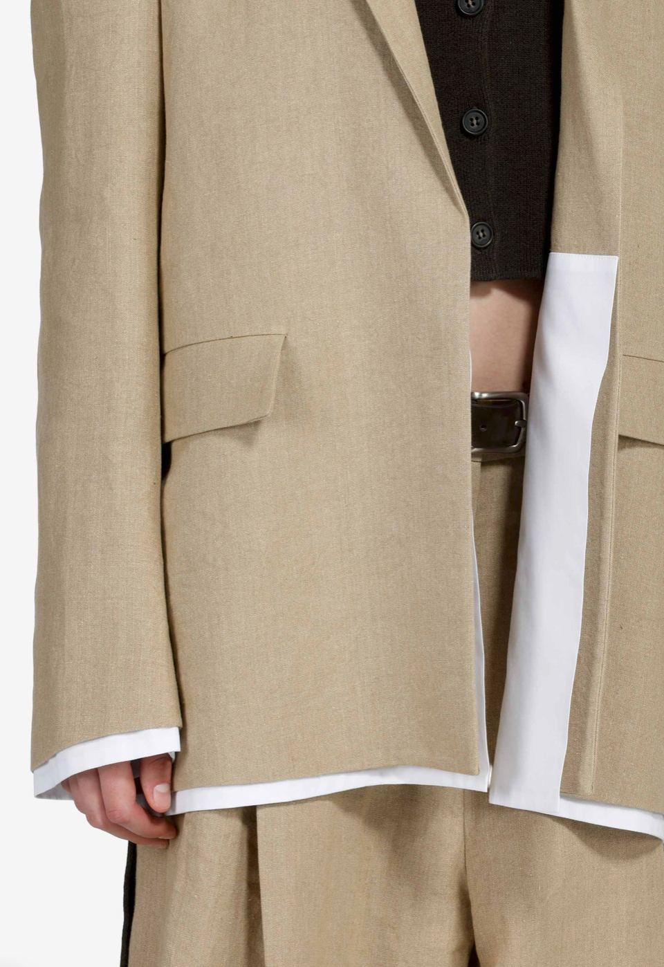 N°21 Oversized Beige Blazer