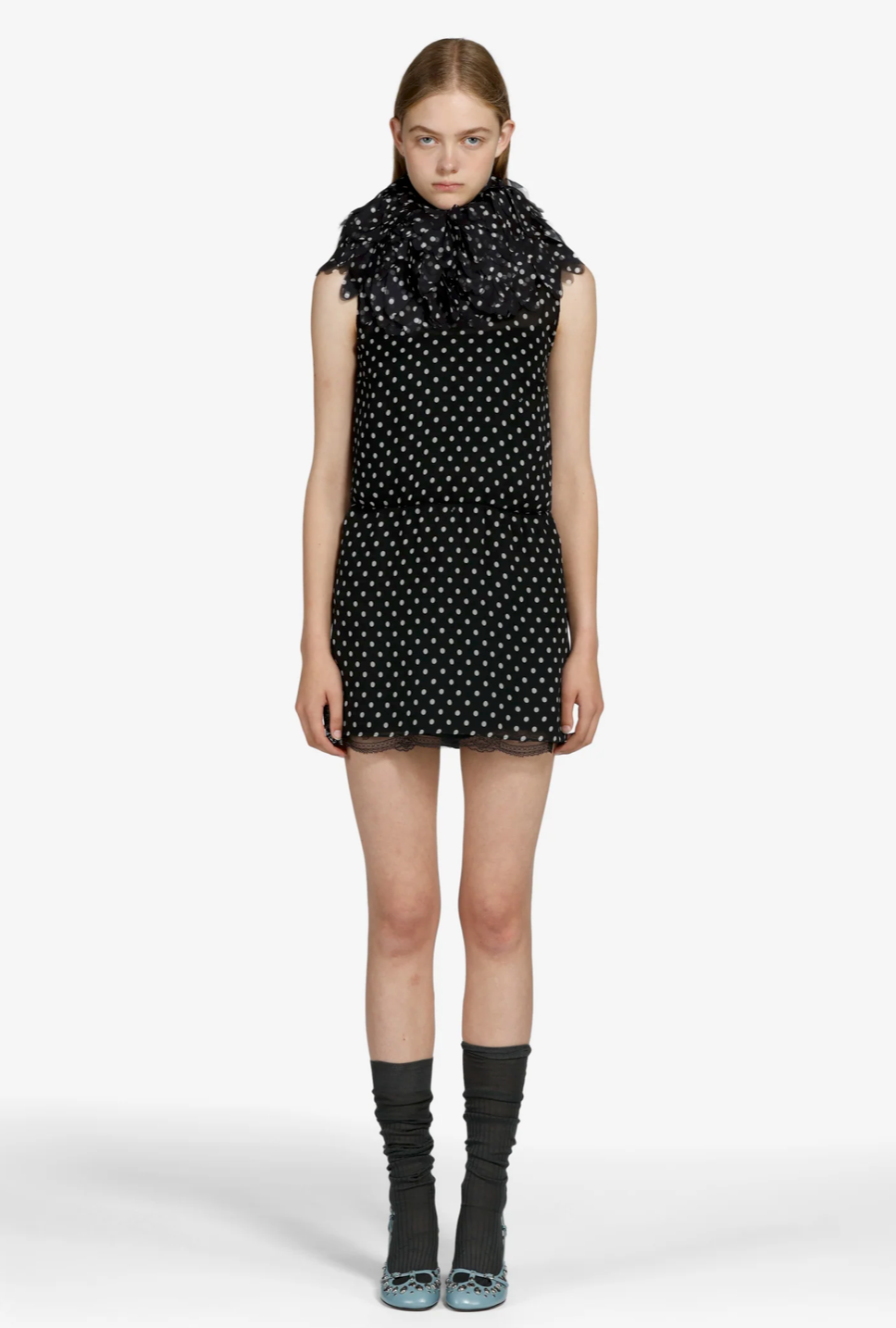 N°21 Black Polka Dot Mini Dress