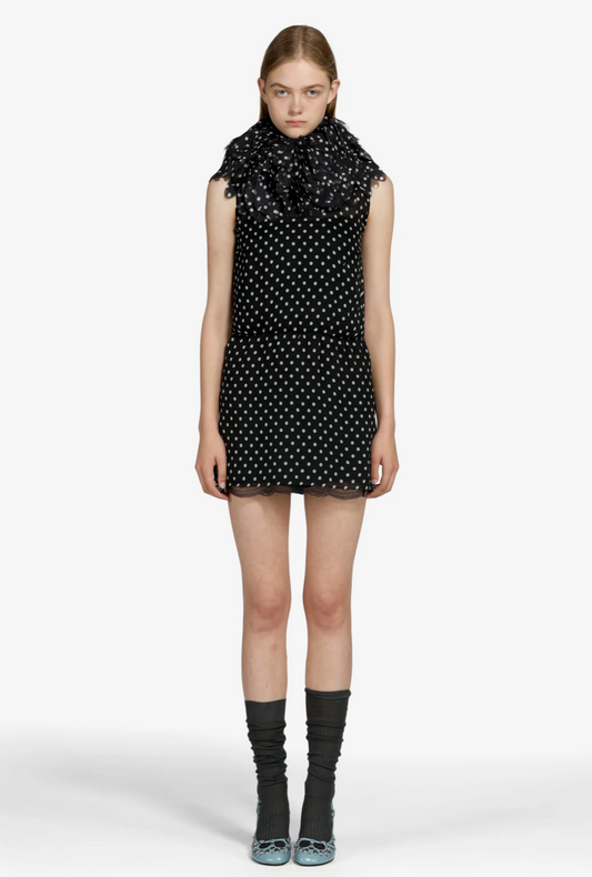 N°21 Black Polka Dot Mini Dress