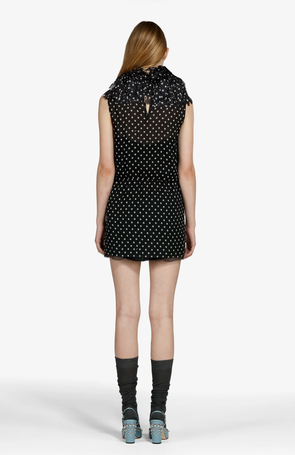 N°21 Black Polka Dot Mini Dress