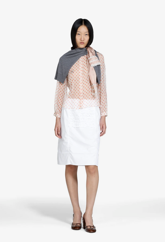 N°21 Cream Polka Dot Blouse