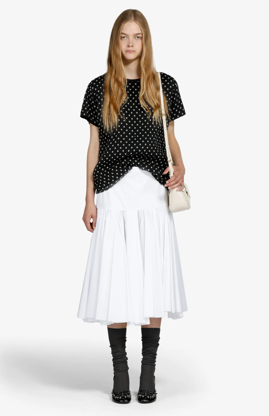 N°21 Black Polka Dot Top