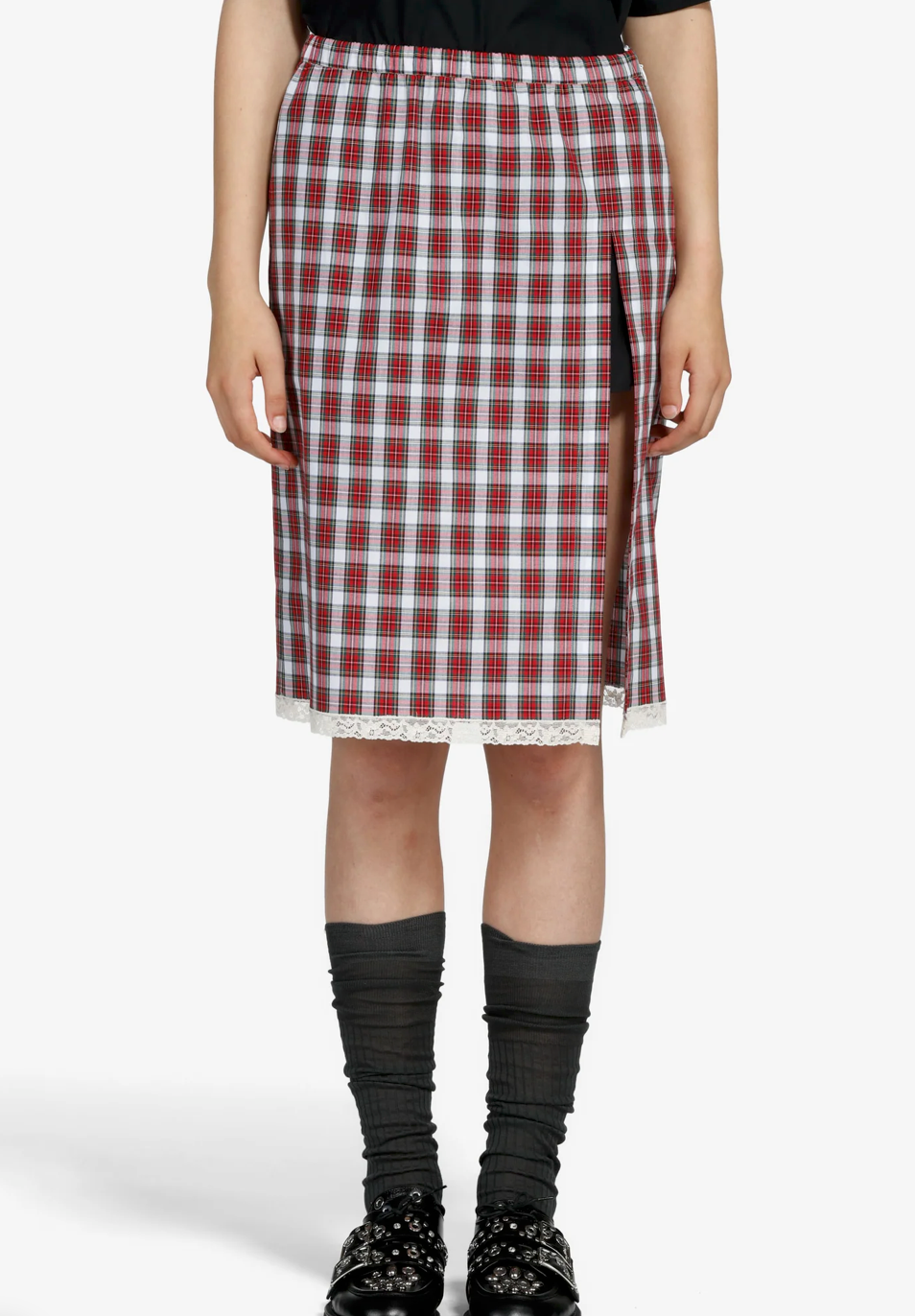 N°21 Checked Skirt