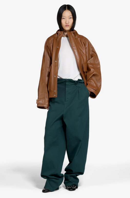 N°21 Wide Leg Green Trousers