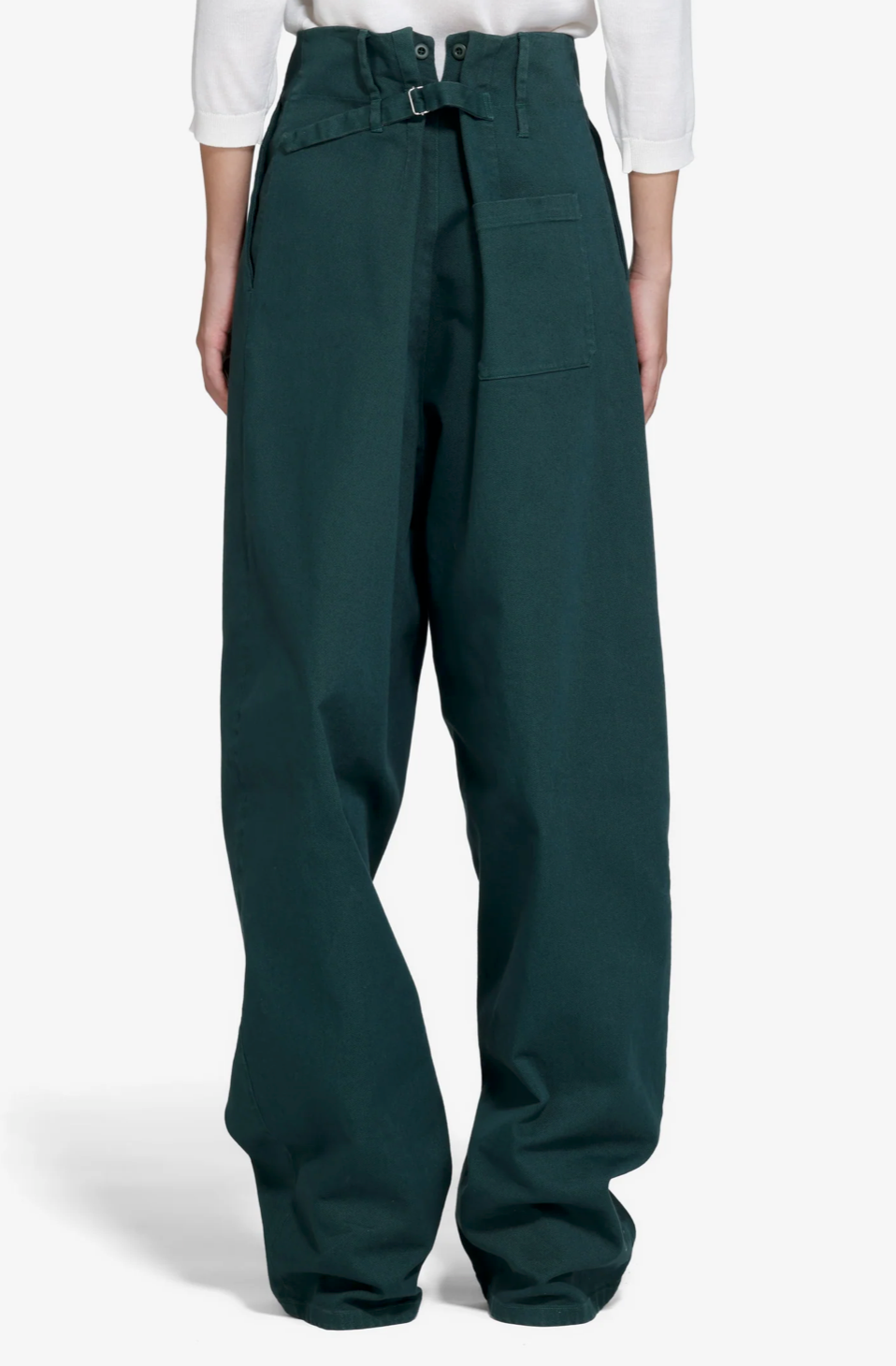 N°21 Wide Leg Green Trousers