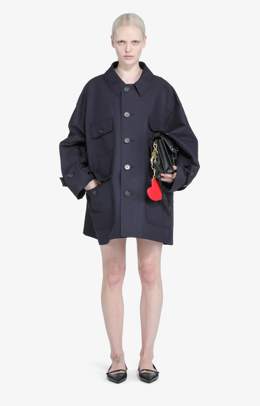 N°21 Oversized Navy Caban