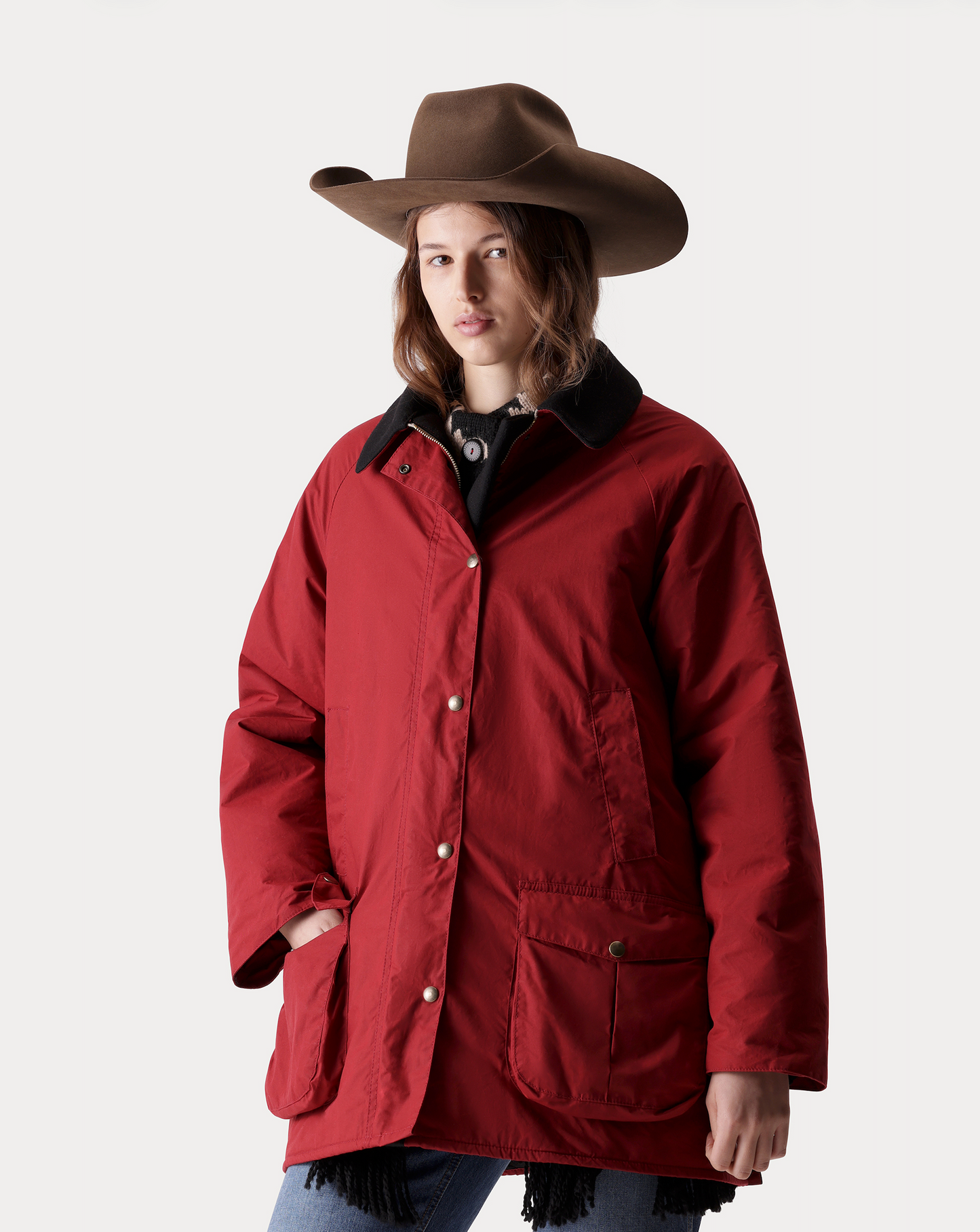 Fortela Floriane Red Field Jacket