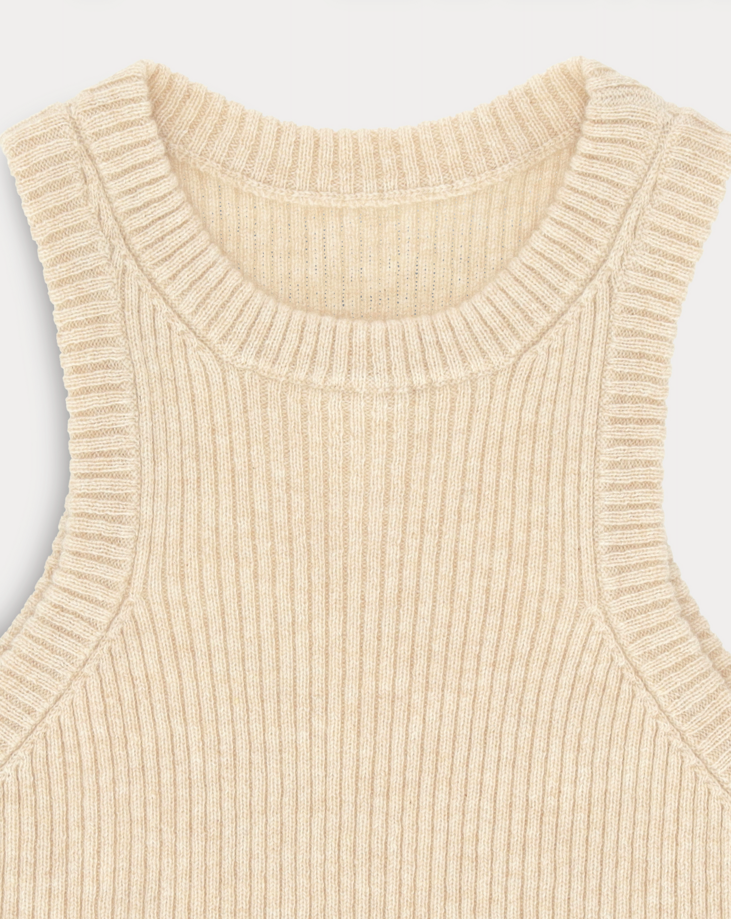 Fortela Bertille Cashmere Cream Tank Top
