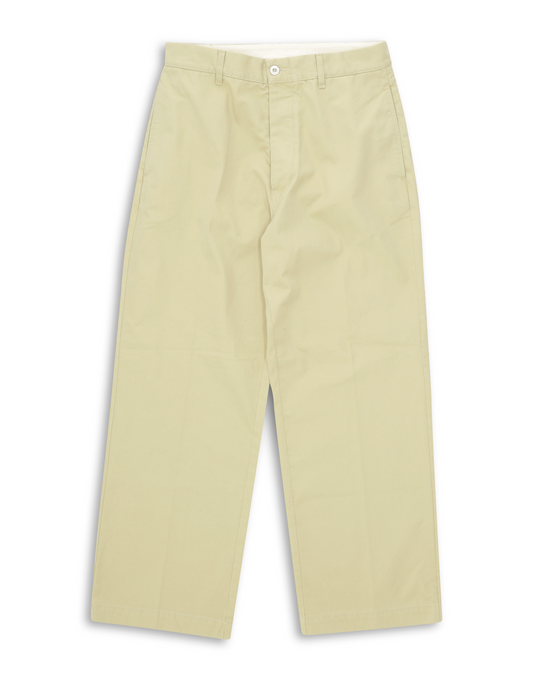 Fortela Silver Cotton Trousers Camel