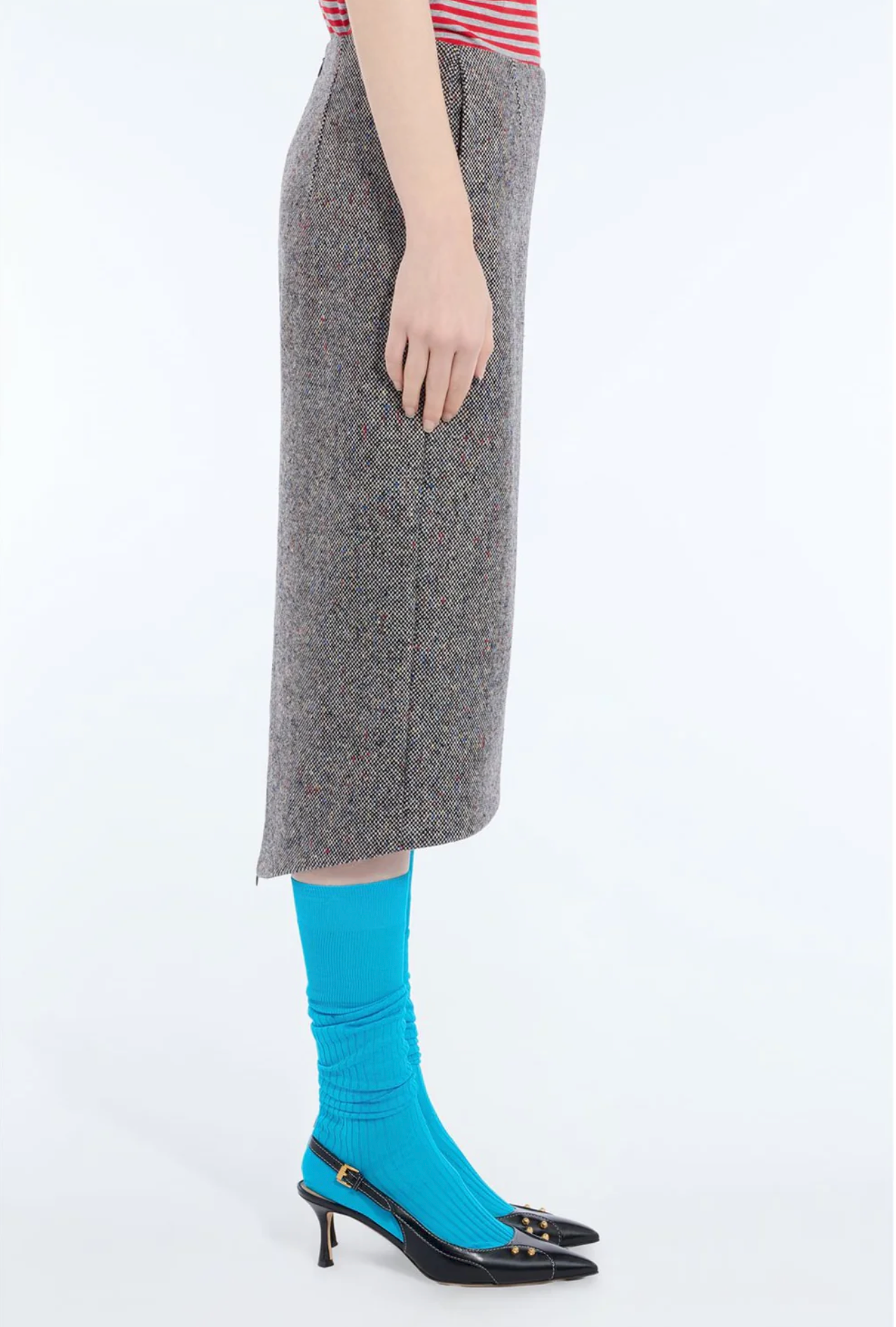 N°21 Tweed Pencil Skirt