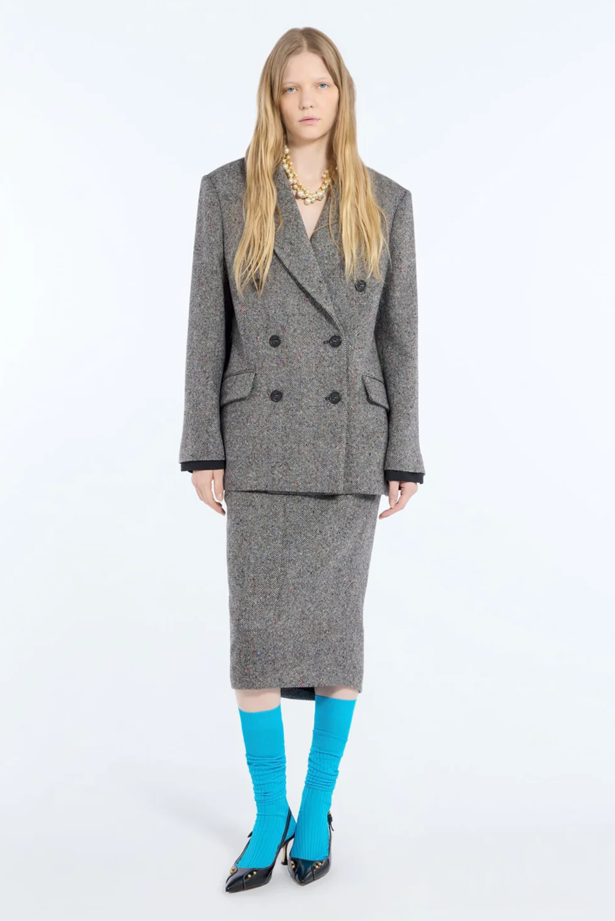 N°21 Tweed Pencil Skirt