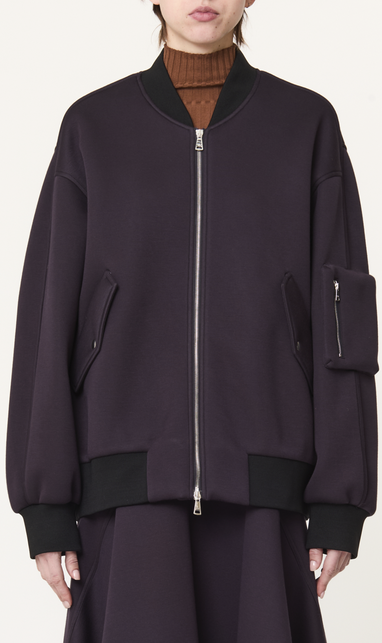 Plan C Bomber Jacket Navy