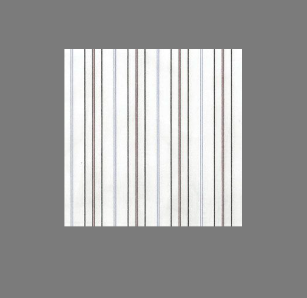 Plan C Striped Bow Collar Shirt White