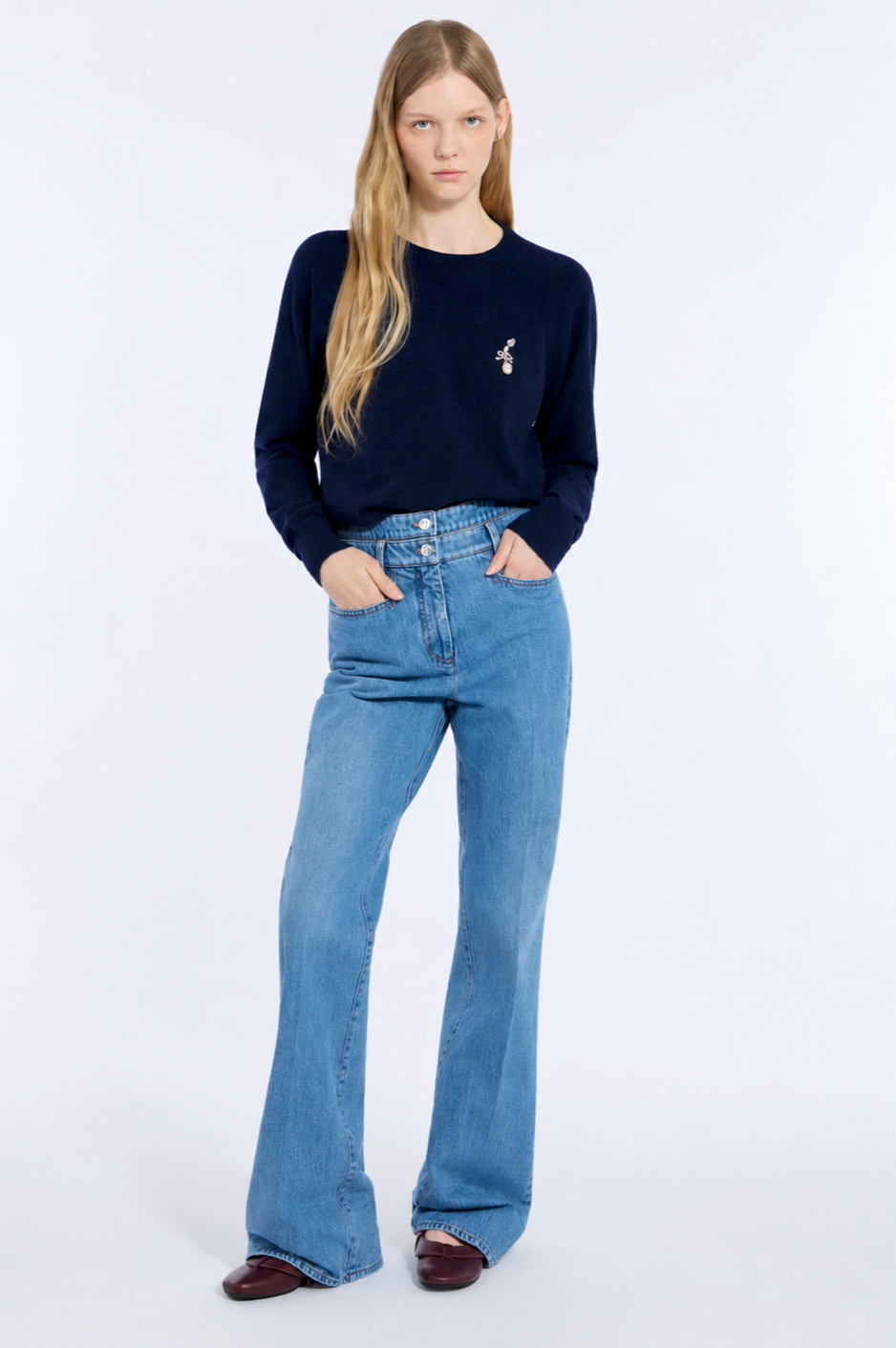 N21 Knit Sweater Navy