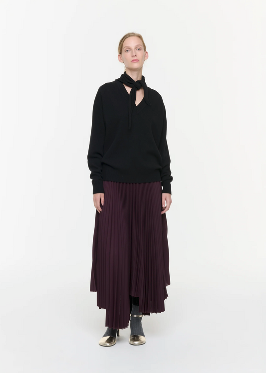 Plan C Foulard Sweater Black