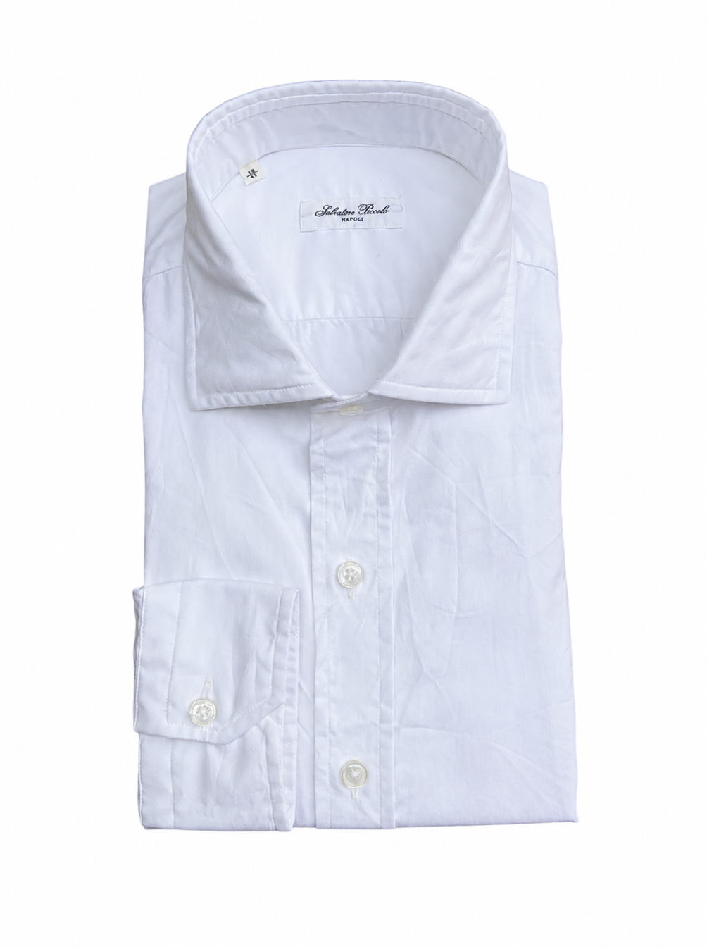 Salvatore Piccolo White Twill Shirt