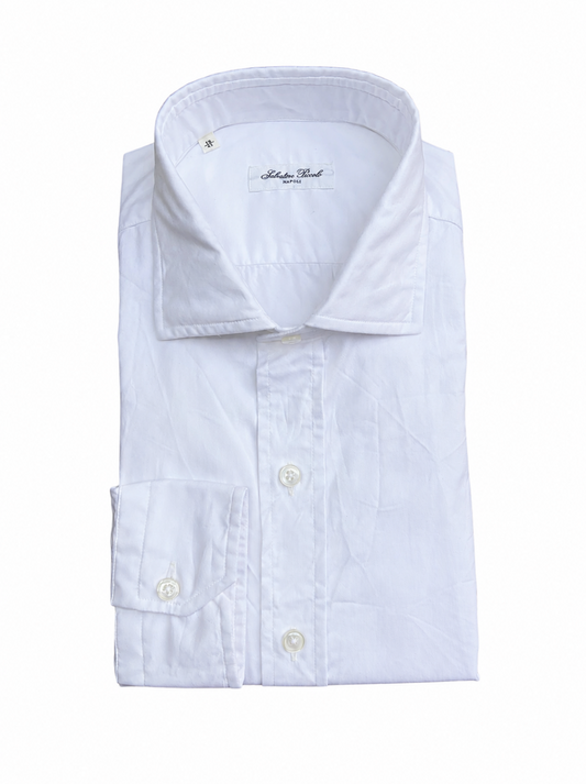 Salvatore Piccolo White Twill Shirt
