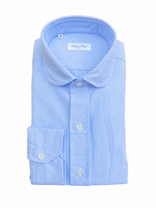 Salvatore Piccolo Blue Oxford Shirt