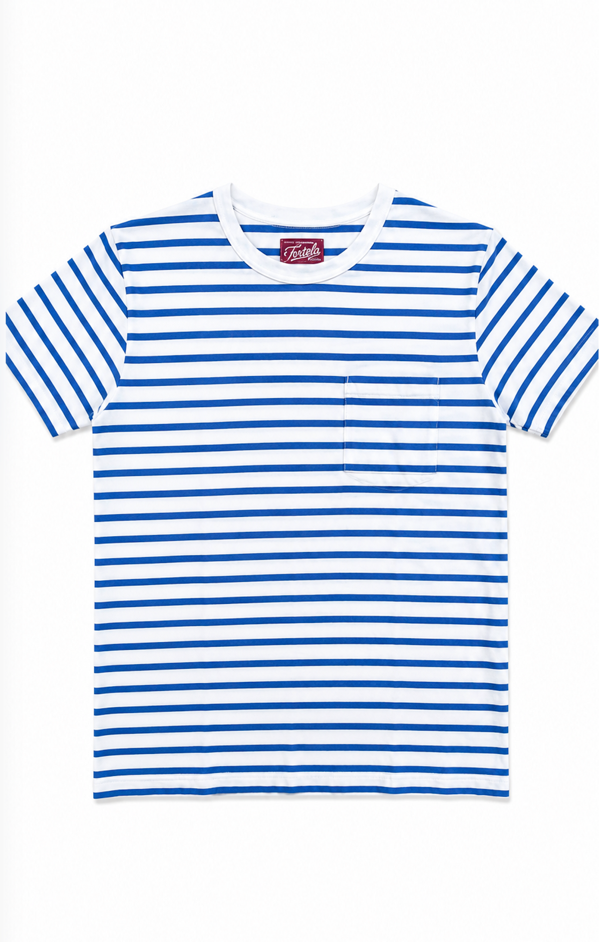 Fortela Breton Striped T-Shirt Blue/White