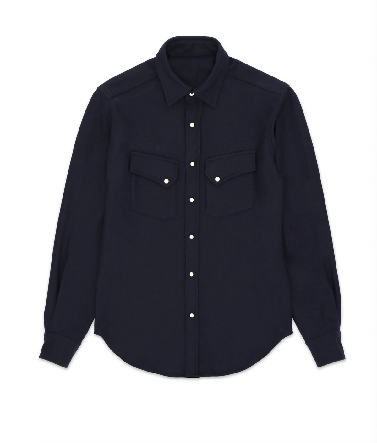 Fortela Pasadena Wool Shirt Navy