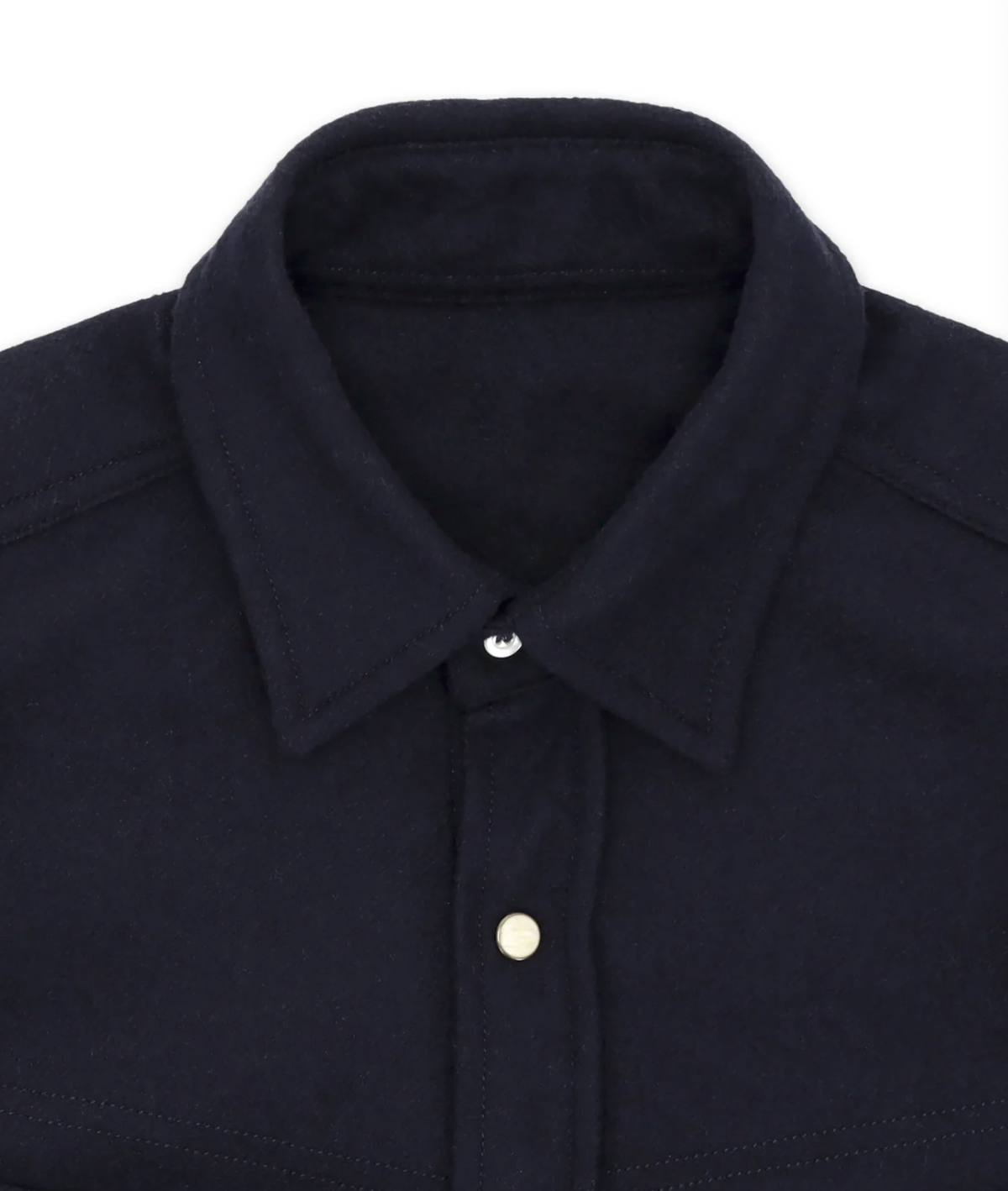 Fortela Pasadena Wool Shirt Navy