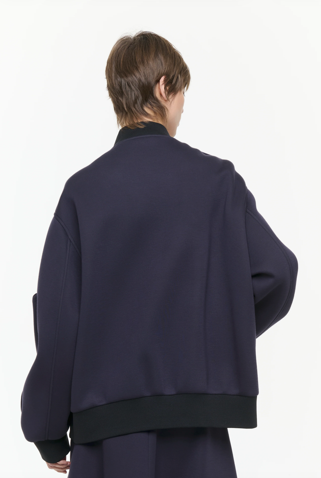 Plan C Bomber Jacket Navy