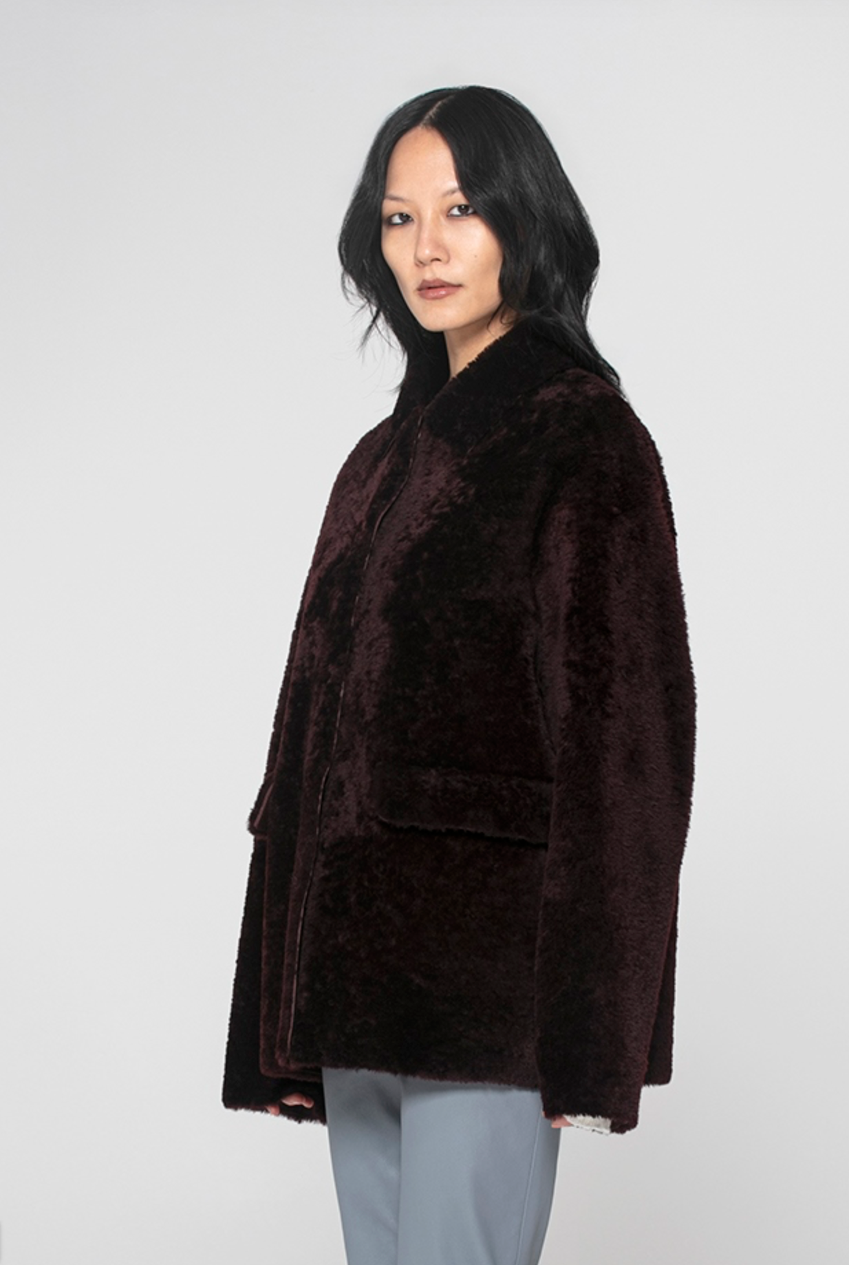 DESA 1972 Reversible Shearling Jacket Roast