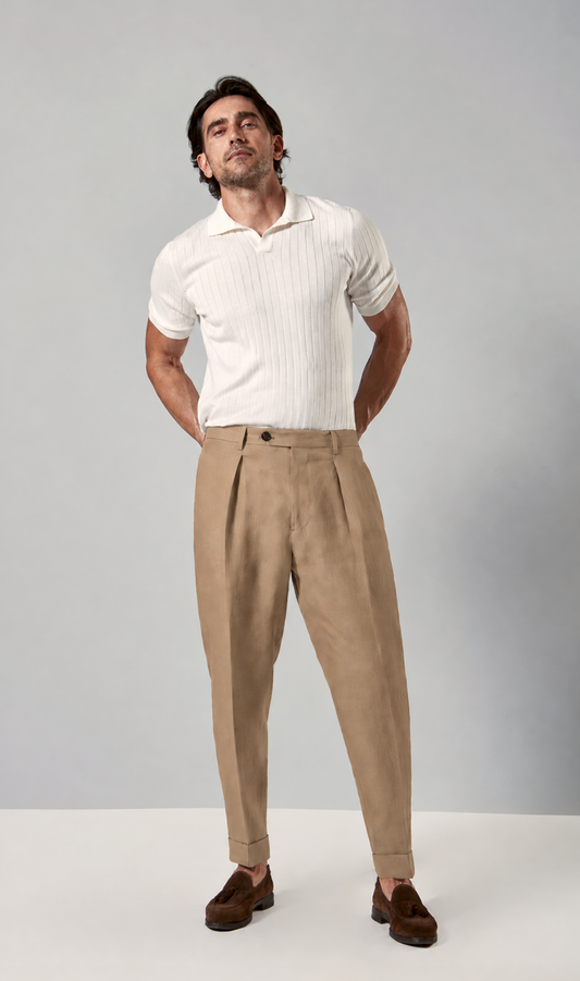 Berwich Chiaia Trouser Beige