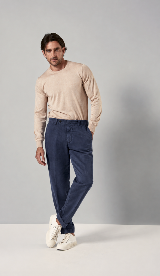 Berwich Negffold GD Trouser Navy