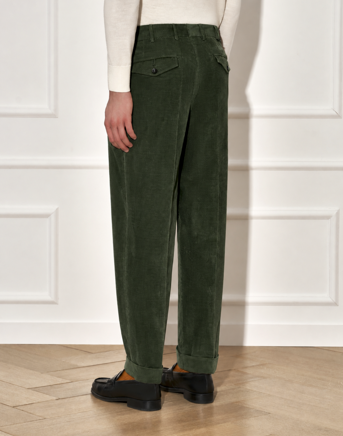 PT Torino Corduroy Trousers Forest