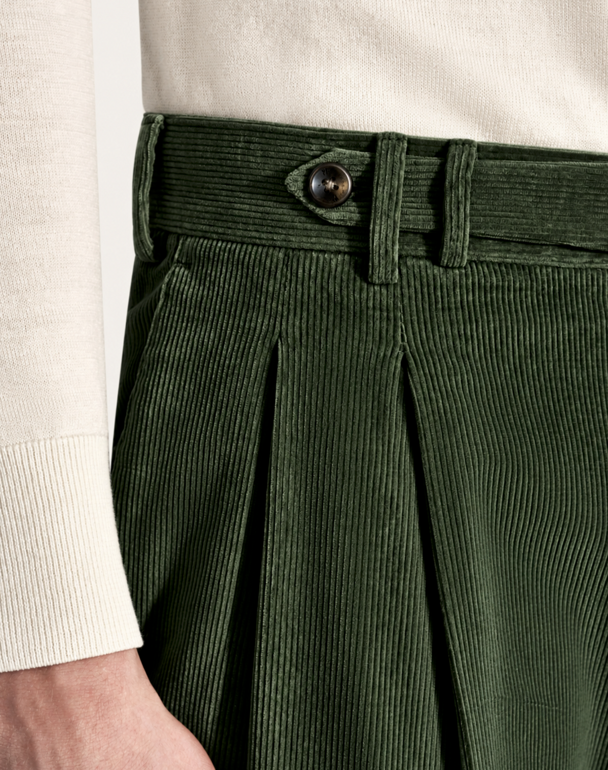 PT Torino Corduroy Trousers Forest