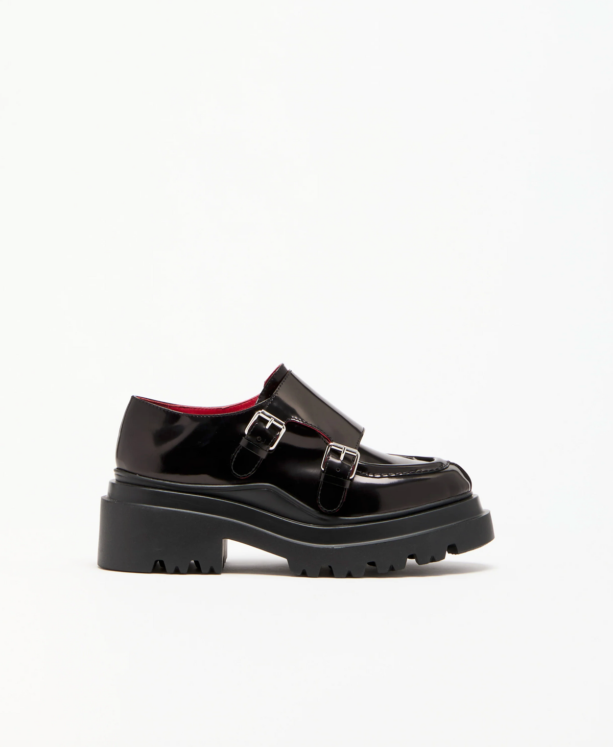 Plan C Loaffer Buckles Black