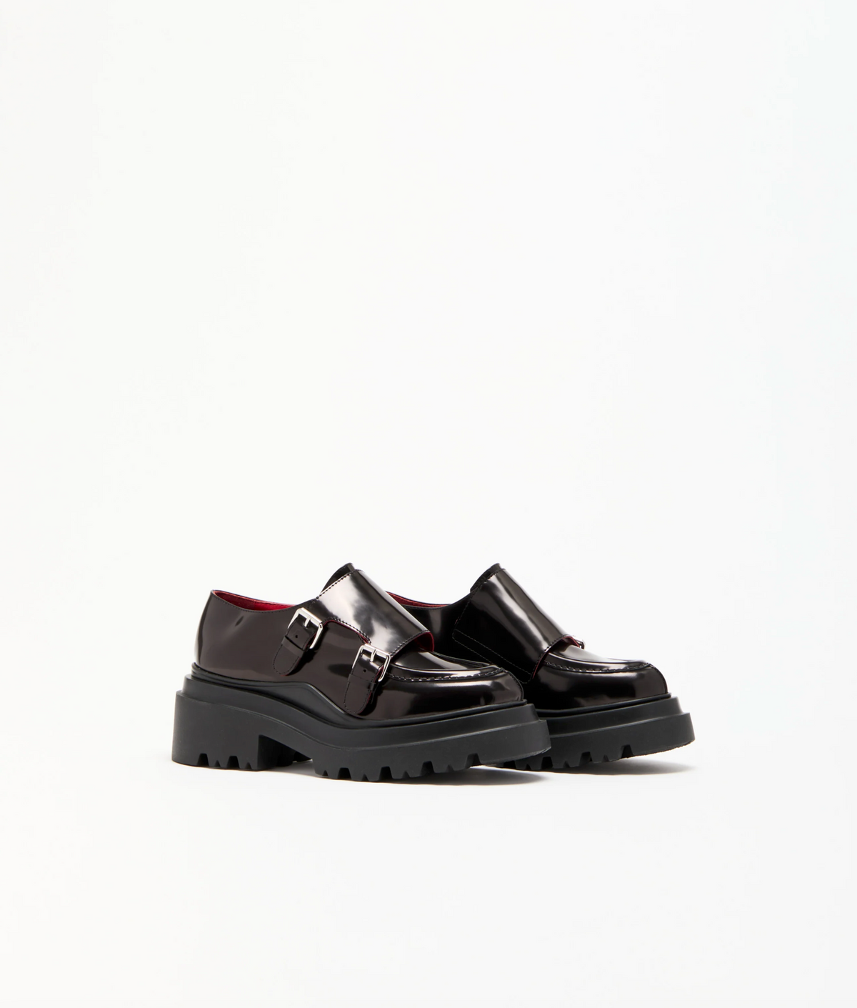 Plan C Loaffer Buckles Black