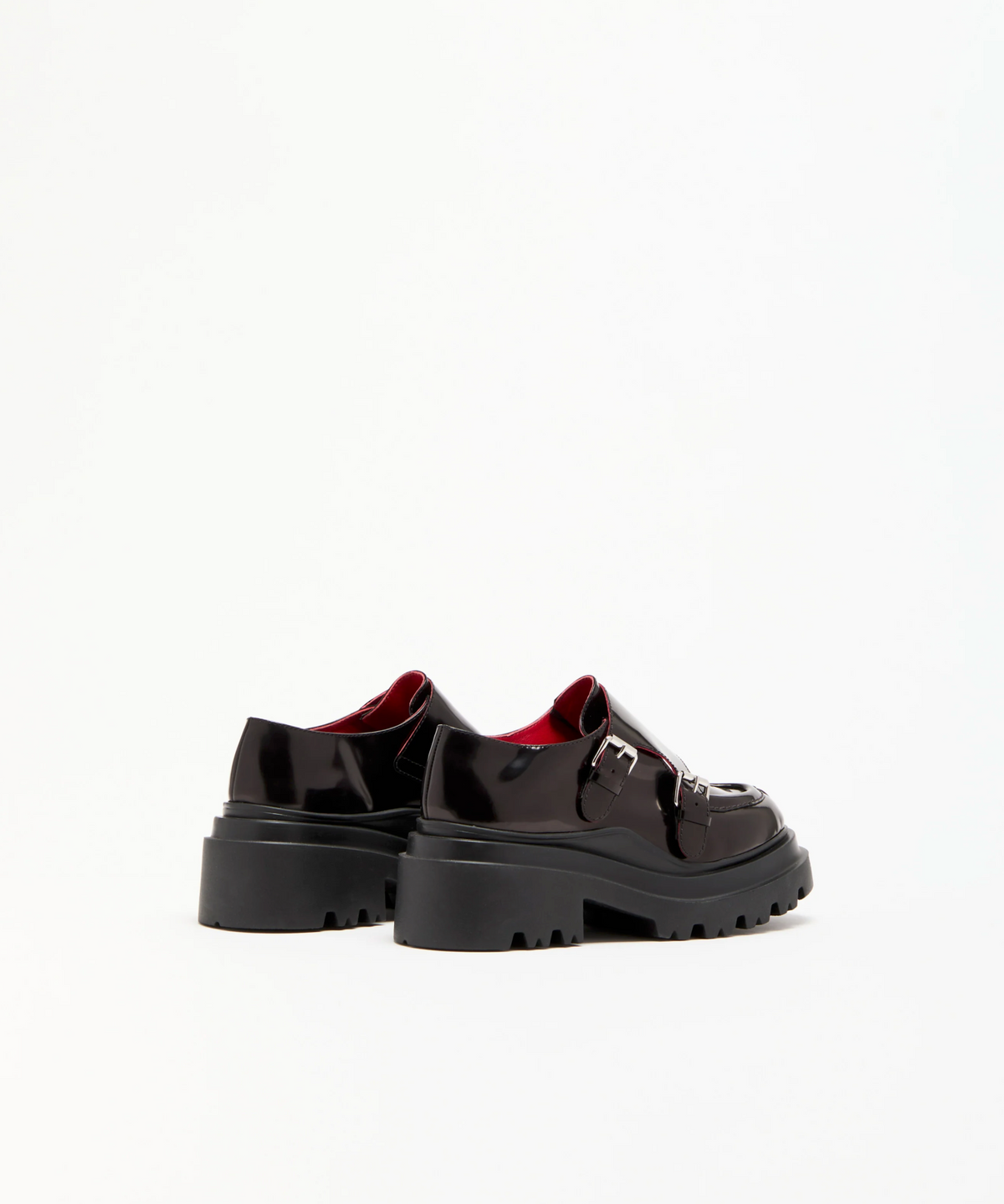 Plan C Loaffer Buckles Black