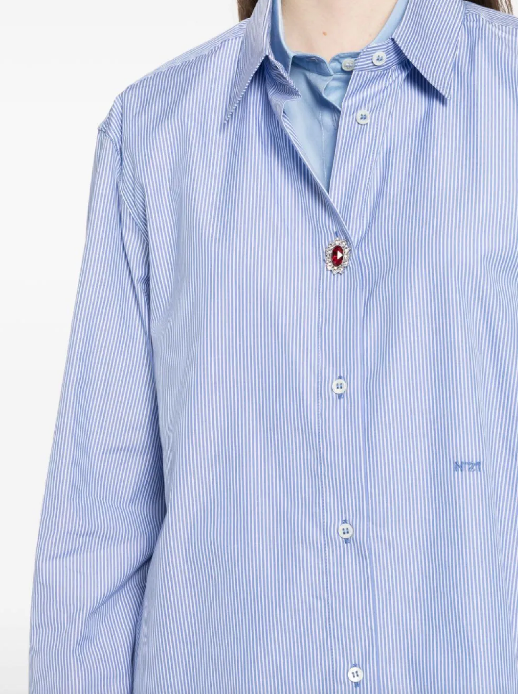 Shirt Light Blue N°21 Salvatore Schito