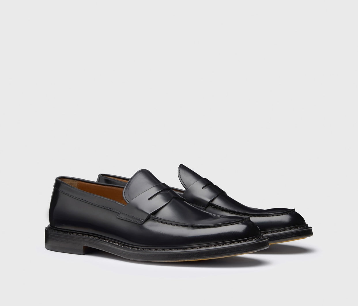 520.00 Penny Loafer Black DOUCAL'S Salvatore Schito