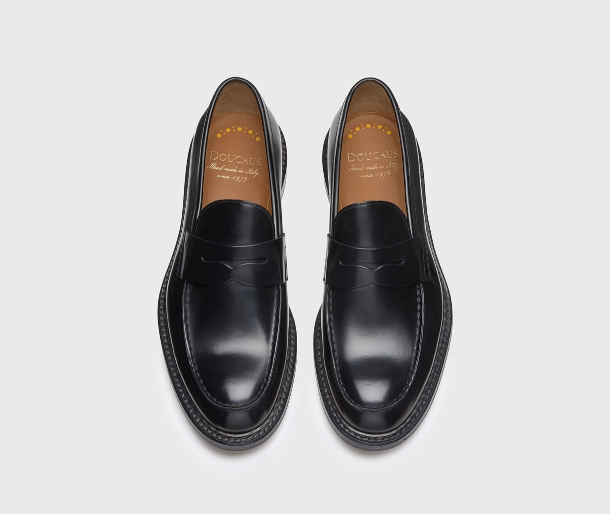 520.00 Penny Loafer Black DOUCAL'S Salvatore Schito
