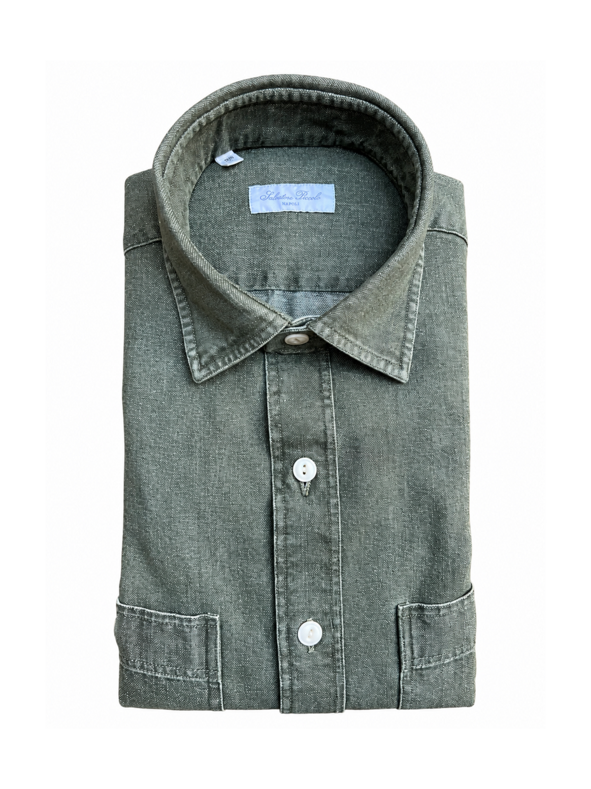 Salvatore Piccolo Green Worker Shirt