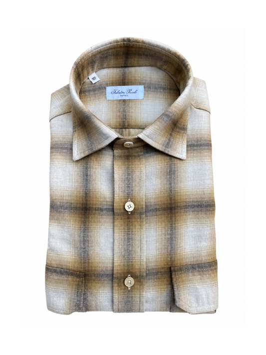 Salvatore Piccolo Checked Flannel Shirt