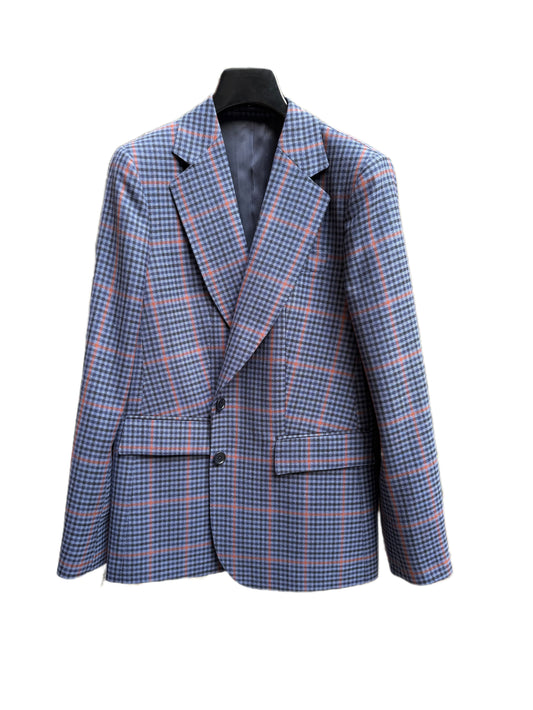 JACKET FATMA NAVY CHECK
