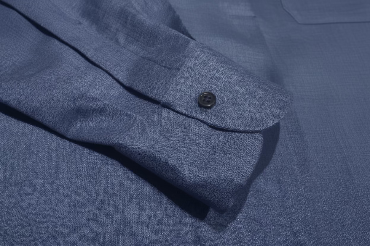 SHIRT VALENTINA LINEN BLUE
