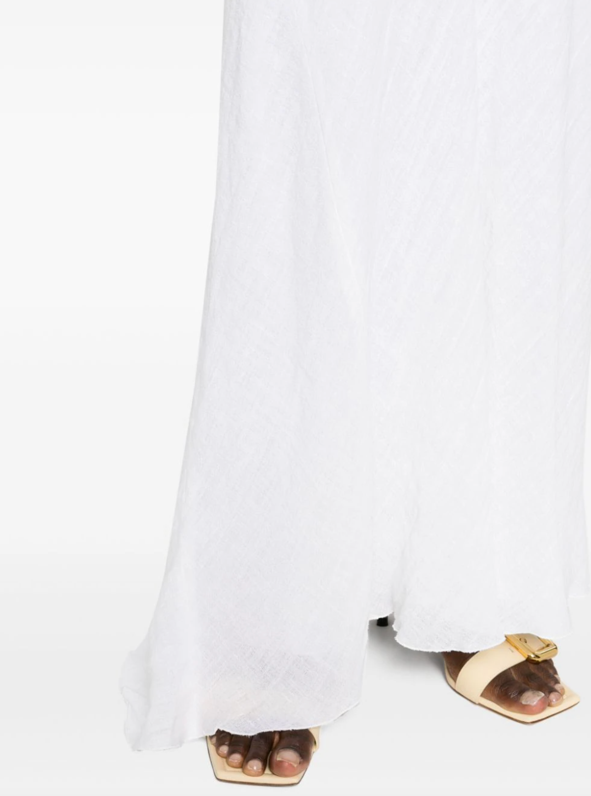 Skirt Linen White N°21 Salvatore Schito