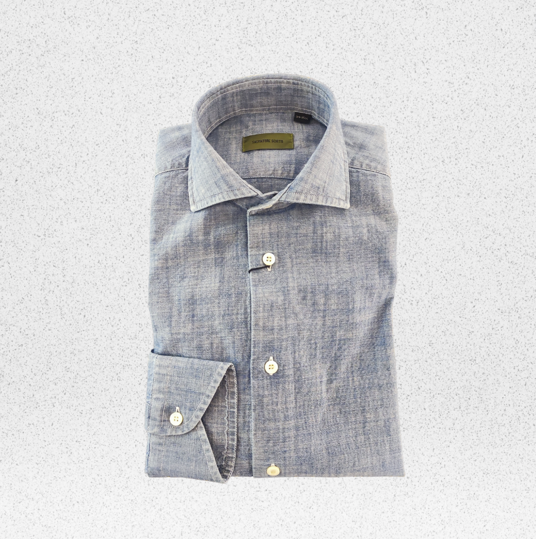 Shirt JEAN Light denim SALVATORE SCHITO Salvatore Schito