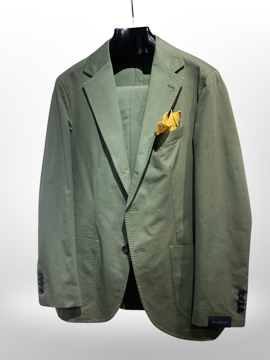 Suit Cotton Green E.FORMICOLA Salvatore Schito