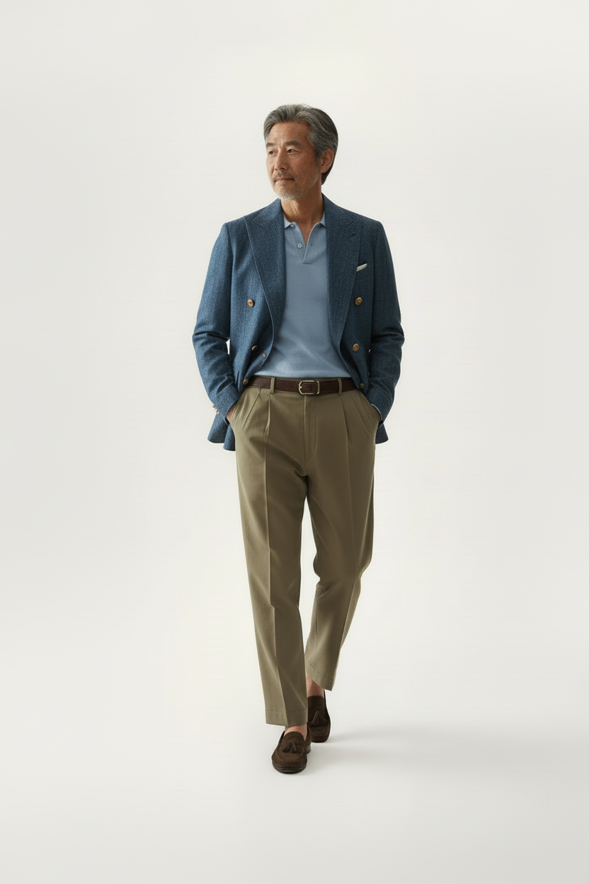 TROUSER NEW YORK SAGE