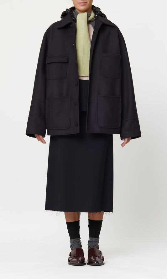 JACKET BLUE BLACK