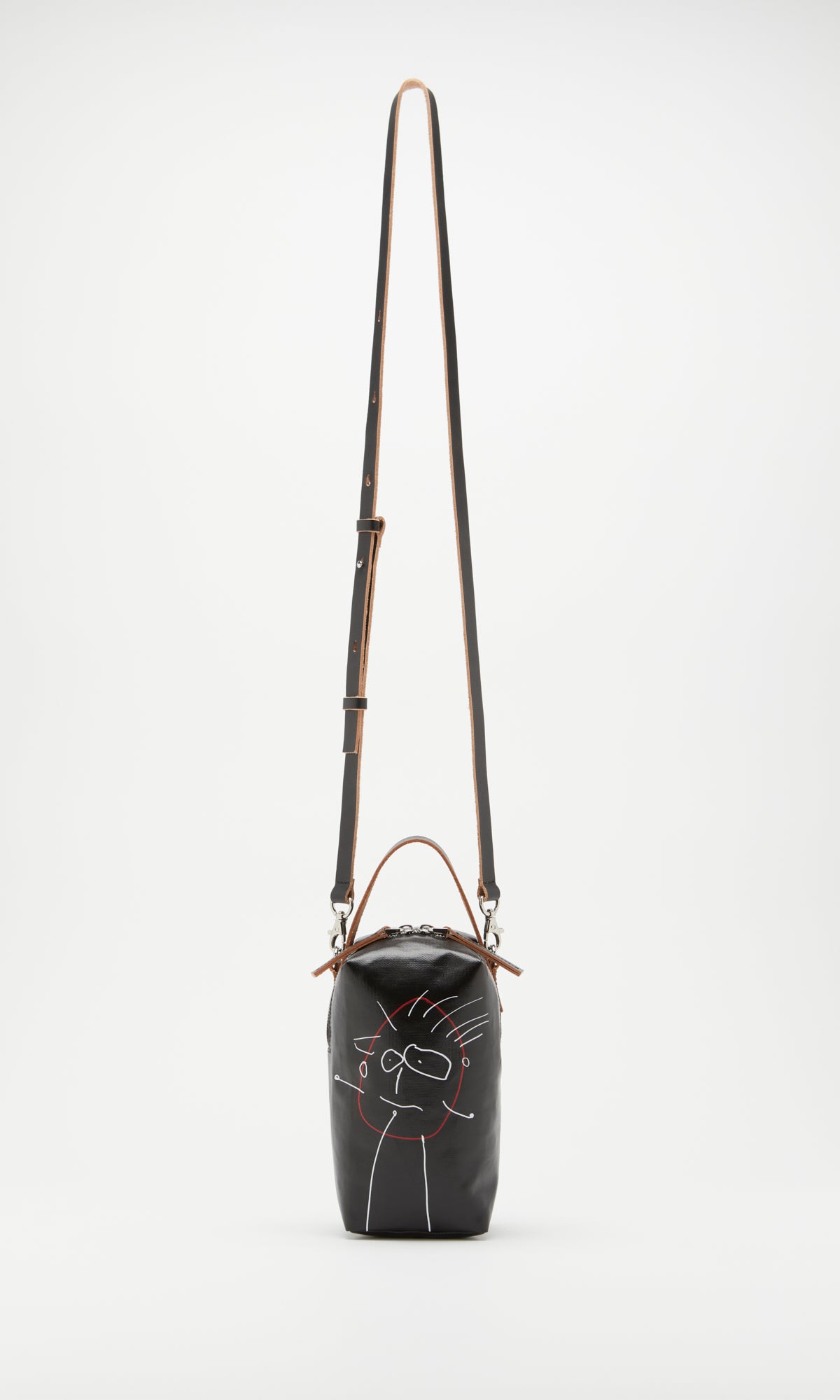 BAG VERTICAL BLACK PRINT