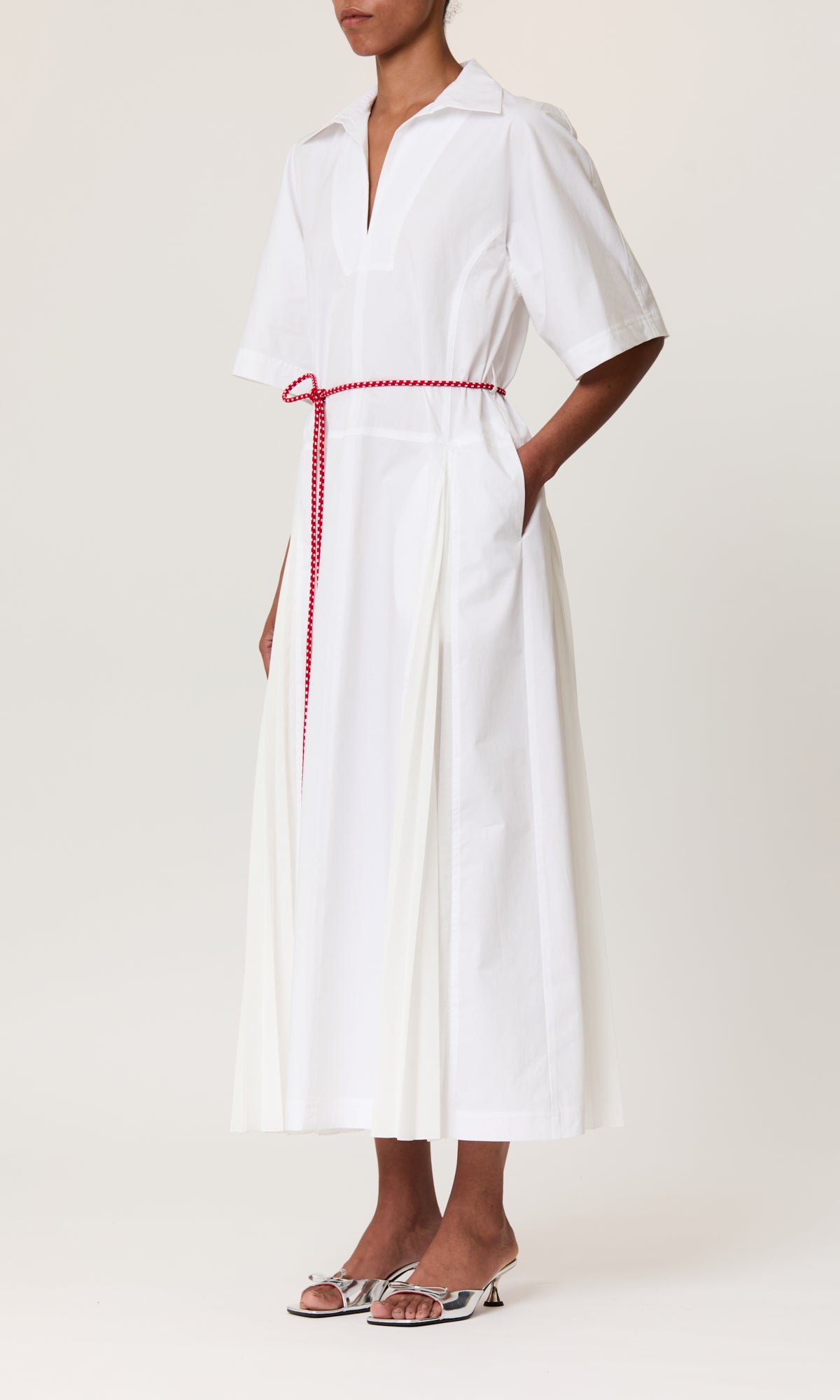 PLAN C PLEATED DRESS 01