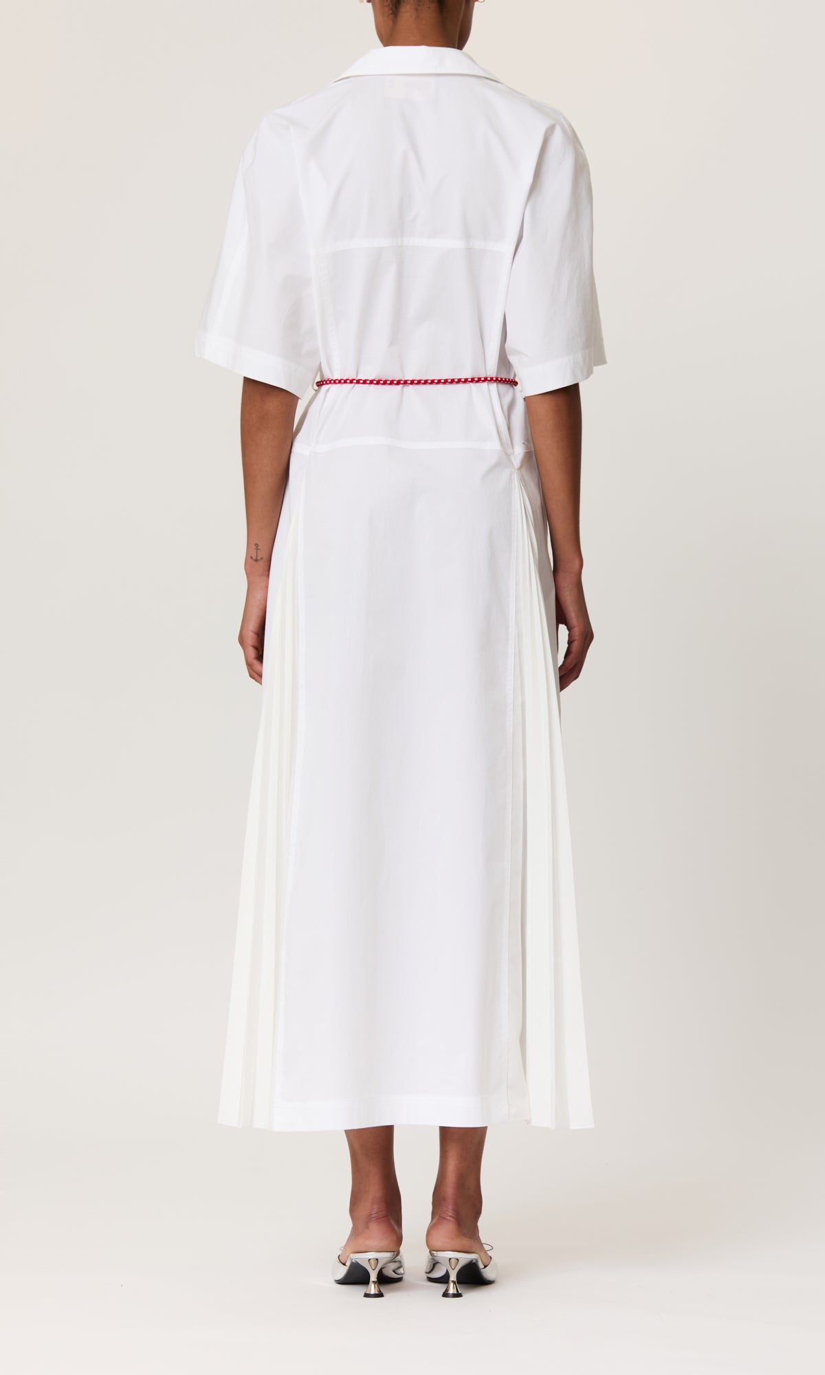 PLAN C PLEATED DRESS 01