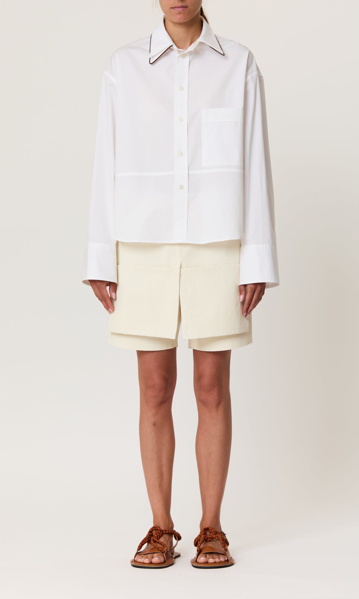 SHIRT L/S BABY WHITE